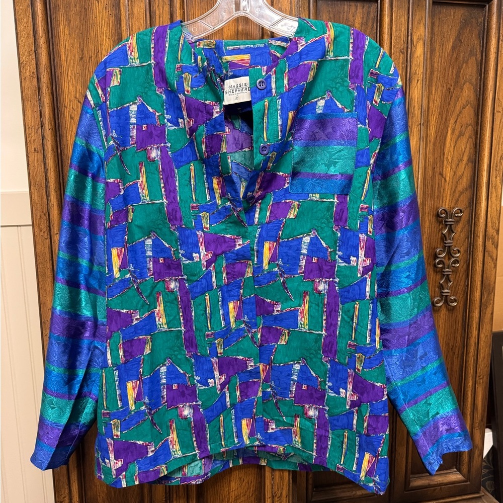 Maggie Shepherd Vibrant Abstract Shirt